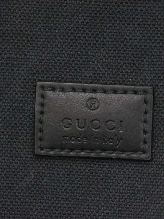 GUCCI GG Supreme Sling Backpack Belt Bag Sherry Line - Black